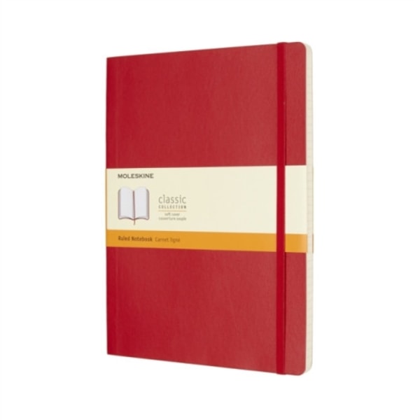 Moleskine Scarlet Red Extra Large Ruled Notebook Soft (häftad, eng)