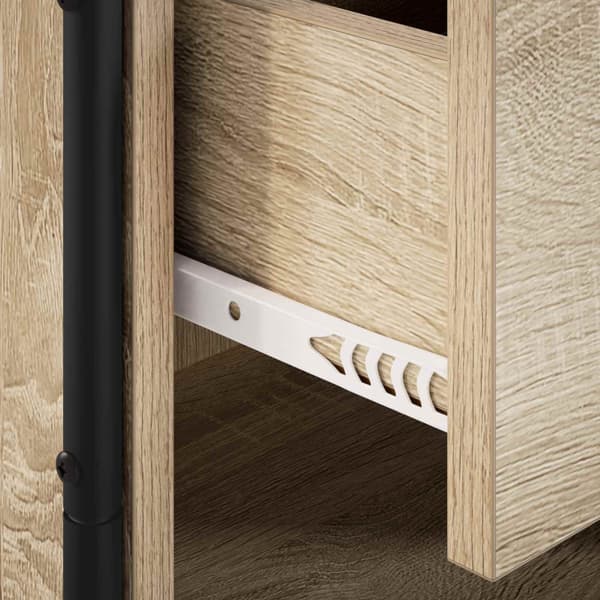 Sideboard Sonoma-ek 97 x 33 x 81 cm Konstruerat trä