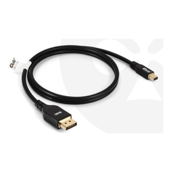 Club 3D CAC-1116 - DisplayPort-kabel - Mini DisplayPort till DisplayPort - 1 m