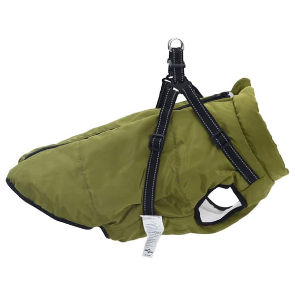 Hund Kappa Armégrön L52 Fleece och Polyester