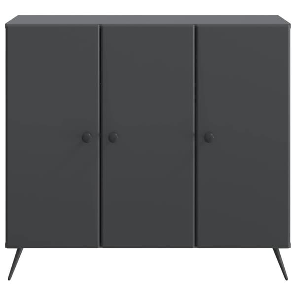 Sideboard Svart 89 x 34,5 x 80 cm Konstruerat trä