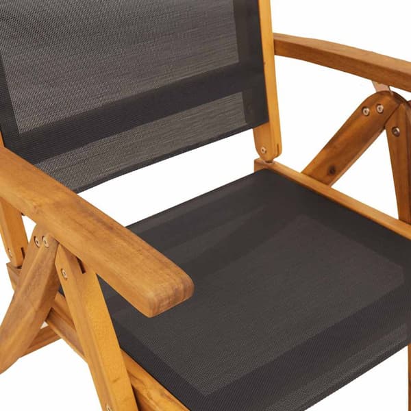 Trädgårdsmöbelset 7 delar akaciaträ