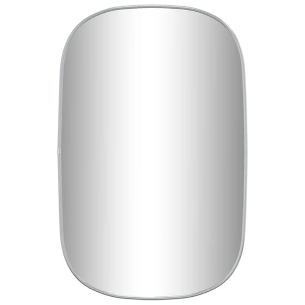 Väggspegel silver 70x45 cm