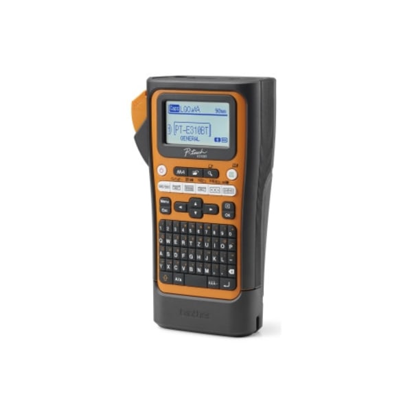 Brother P-Touch PT-E310BTVP - etikettskrivare - svartvit - termisk överföring Svart, Orange