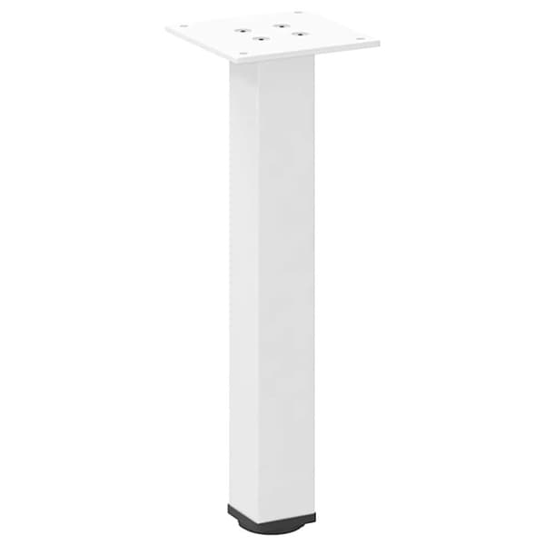 Soffbordsben 4 st vita 30-32 cm stål