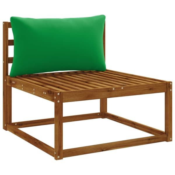 1-delad ryggkudde PUTTEN 100% Polyester Grön 80 x 40 x 15 cm