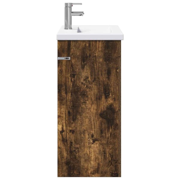 Badrumsmöbelset Rökt ek 81 x 40 x 84,5 cm Konstruerat trä