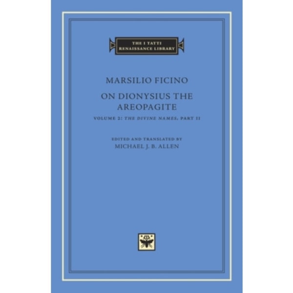 On Dionysius the Areopagite (inbunden, eng)