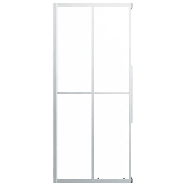 Duschvägg frostad ESG 90x70x180 cm