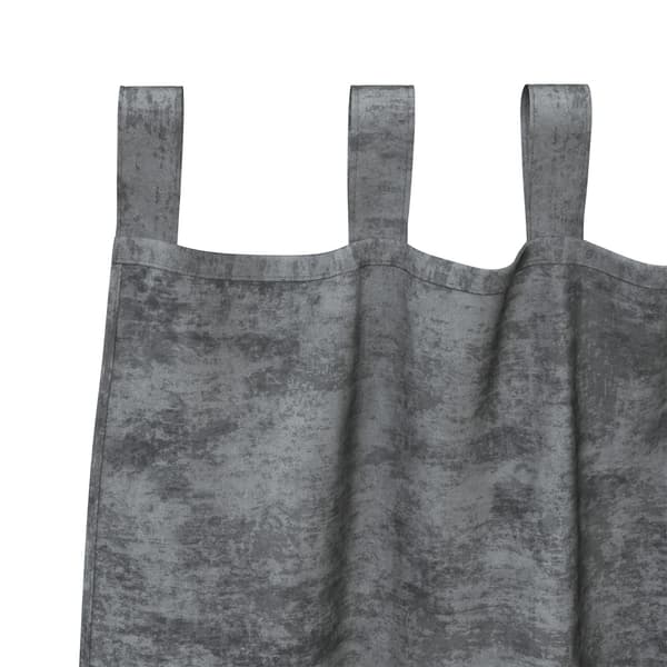 Sammetsgardiner med gardiner 2 pcs Grå 225 x 140 cm Sammet