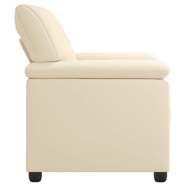 Soffa Gräddvit 171 x 85 x 93 cm Konstläder