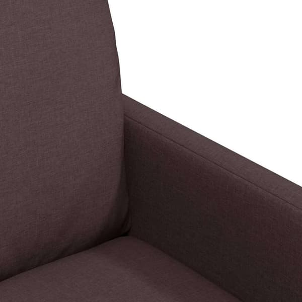 Matstolar 2 pcs Mörkbrun 57 x 67 x 98 cm tyg