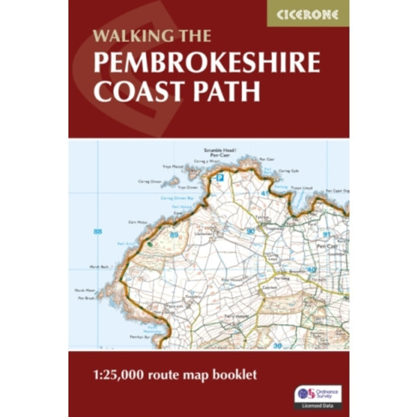 Pembrokeshire Coast Path Map Booklet (häftad, eng)
