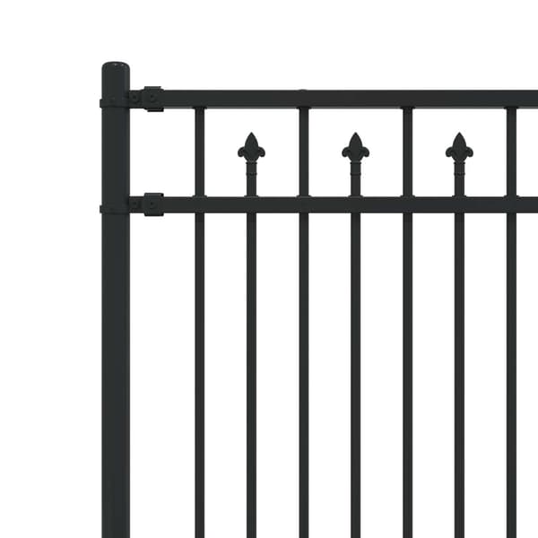 Spetsstaket BAARLO Svart