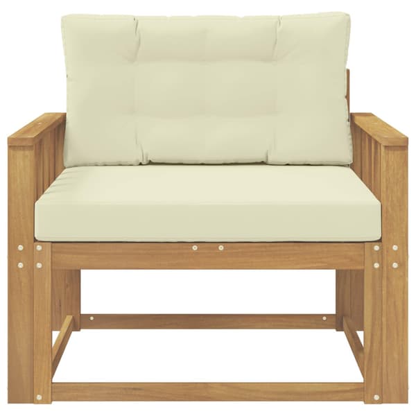 Utomhus Mellansoffa Polyester Vit