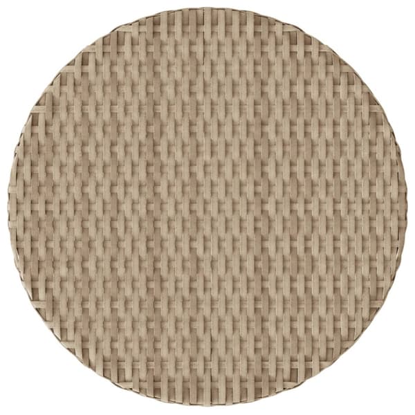 Bistrogrupp med dynor 3 delar mixbeige konstrotting