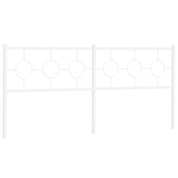 Ersättningsgavel metall vit 200 cm