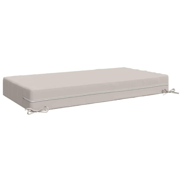 Sittkudde SOEST 100% Polyester Vit 120 x 80 x 15 cm