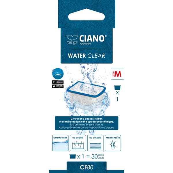 Water Clear Medium Ciano