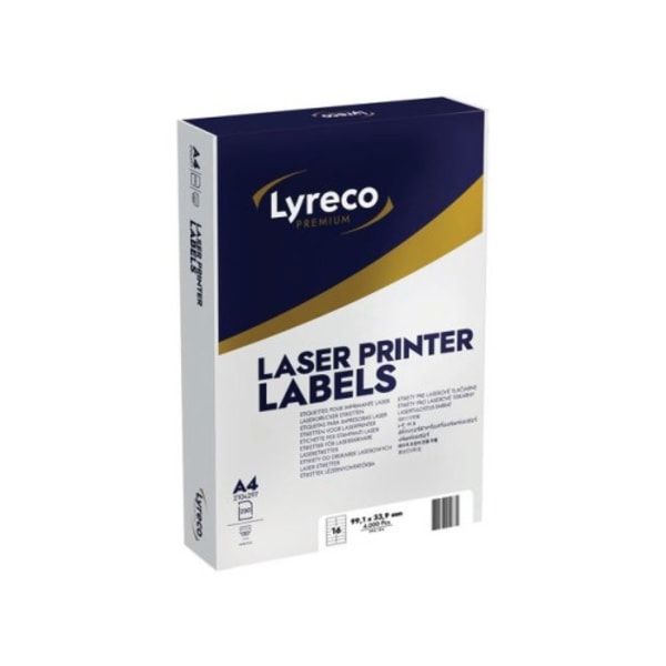 Etikett LYRECO 99,1x33,9mm 4000/fp
