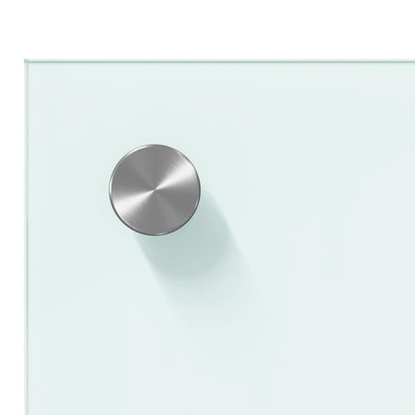 Köksskydd Vit 80 x 60 cm härdat glas