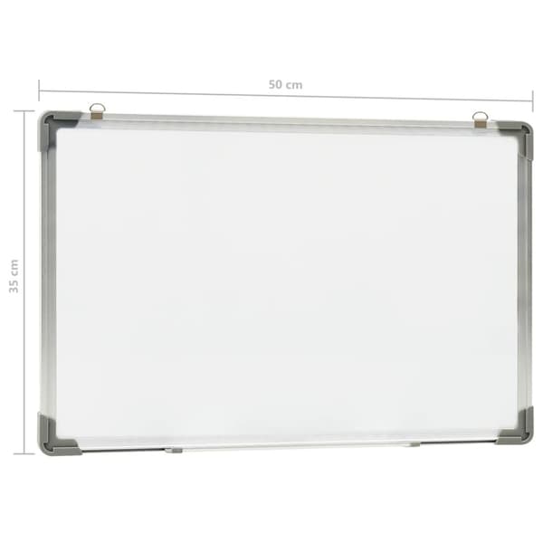 Magnetisk whiteboard vit 50x35 cm stål
