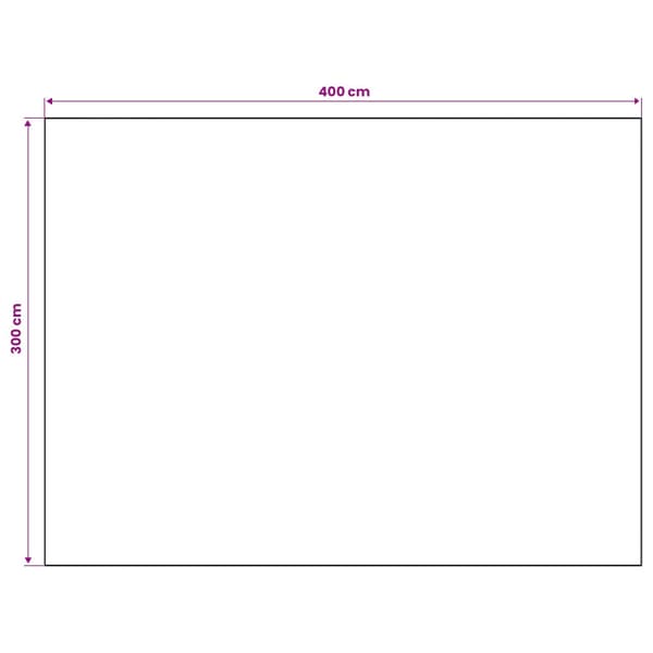 Matta ORIZ Brun 300 x 400 cm 100% Polyester