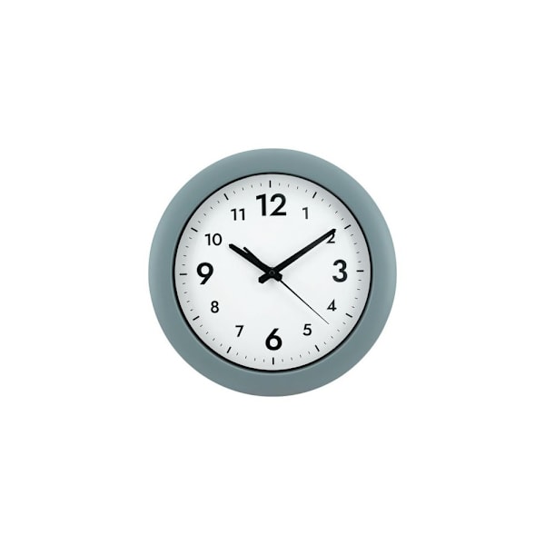 Väggur Easytime Ø30cm grå