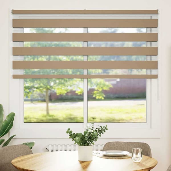 Rullgardin zebra 160x150 cm tyg bredd 155,9 cm polyester