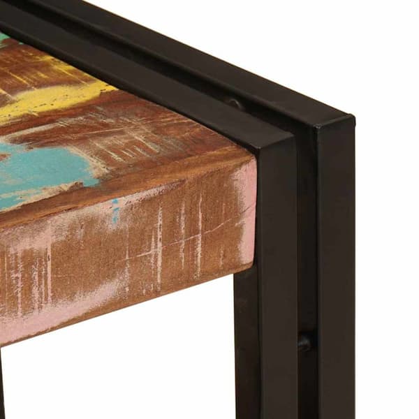 Sminkskåp Flerfärgsdesign 71 x 33 x 58 cm Solid återvunnen trä