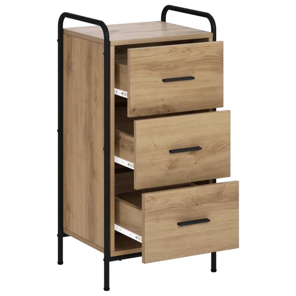 Sideboard Artisan-ek 97 x 33 x 81 cm Konstruerat trä