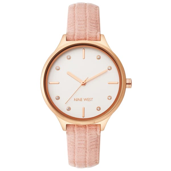 NINE WEST NW-2556RGPK - Quartz Klocka Dam (34MM)