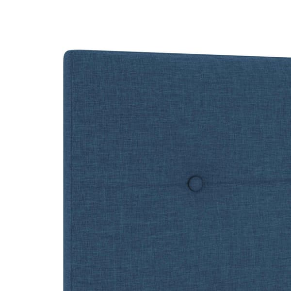 Förvaringssäng med madrass Blå 100 x 200 cm Sammet