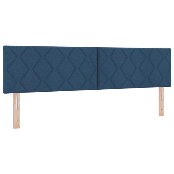 Huvudgavel Blå 180 cm tyg