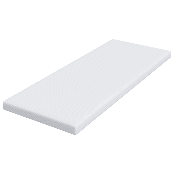 Memory foam madrass toppers 80 x 200 cm Thick Mjuk Vit