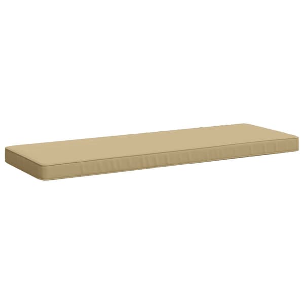 1-delad Bänk Kudde VUGHT 100% Polyester Beige 110 x 40 x 5 cm