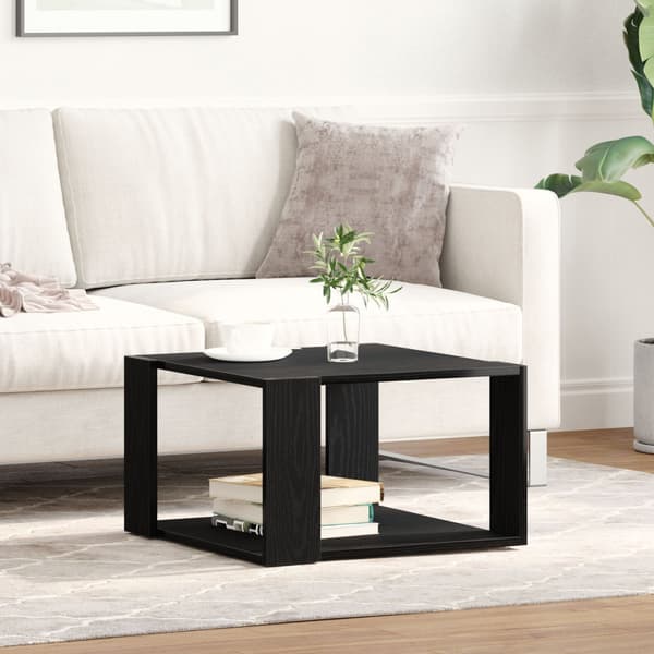 Kaffeebord Svart Ek 85 x 55 x 31 cm