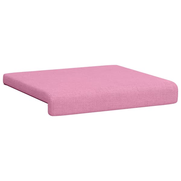 Bänk kudde 2 st Tyg Rosa Djup 35 cm