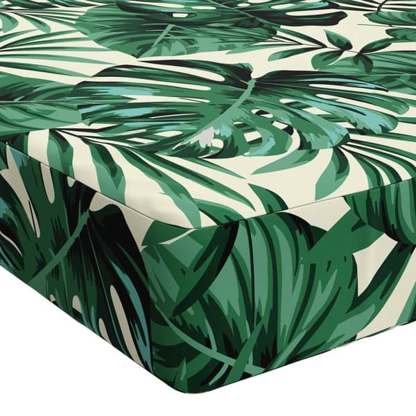 Sittkudde SOEST 100% Polyester Bladmönster 120 x 80 x 10 cm