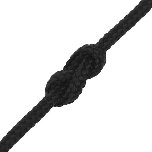 Båtlina helsvart 2 mm 100 m polypropen