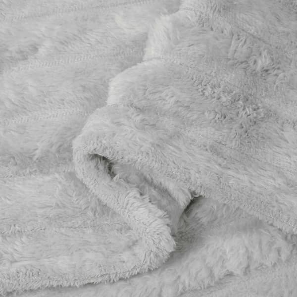 Filtar 6 pcs Grå 200 x 150 cm Fleece