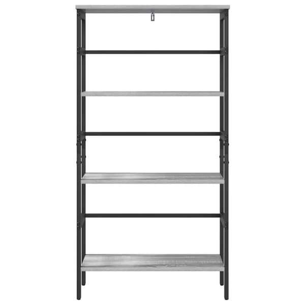 Hyllsystem Grå Sonoma 60 x 29,5 x 115 cm Konstruerat trä