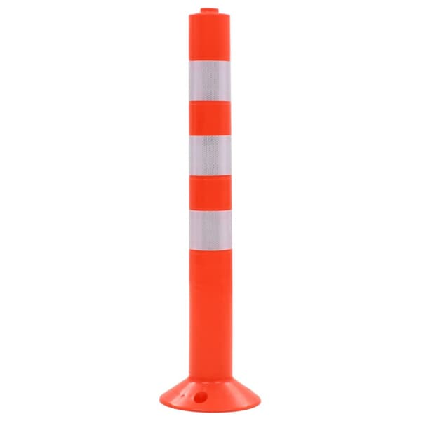 Trafikpollare 2 st plast 75 cm