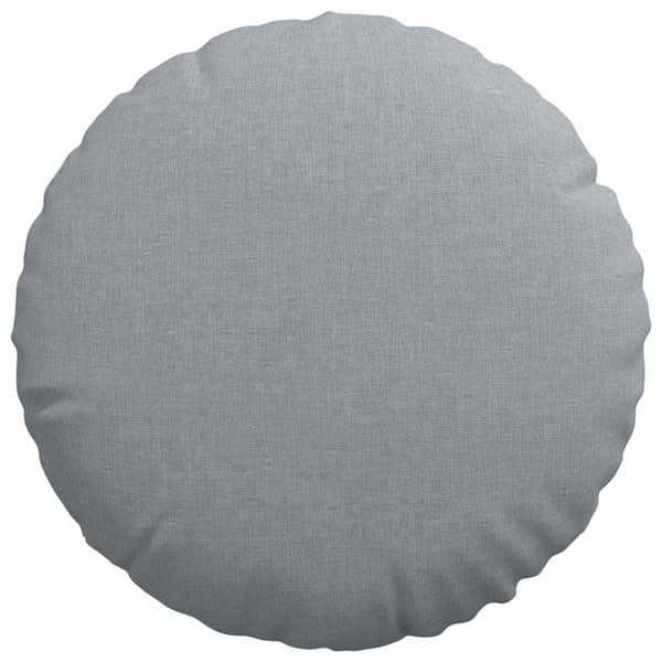 Sittkuddar 2 pcs Ljusgrå Ø40 x 13 cm tyg