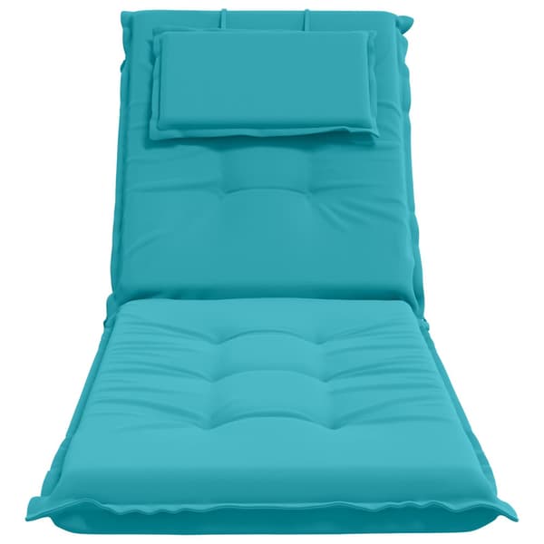 Solstol Kudde GEMERT 100% Polyester Turkos 190 x 60 x 9 cm