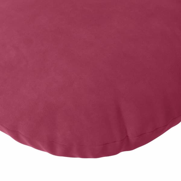 Sittkuddar 2 pcs Vinröd Ø60 x 21 cm Sammet