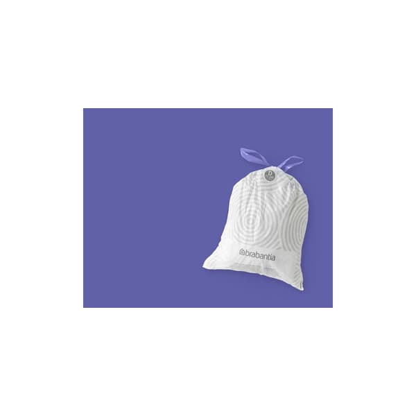Insatspåse D BRABANTIA 15-20L vit 40/fp