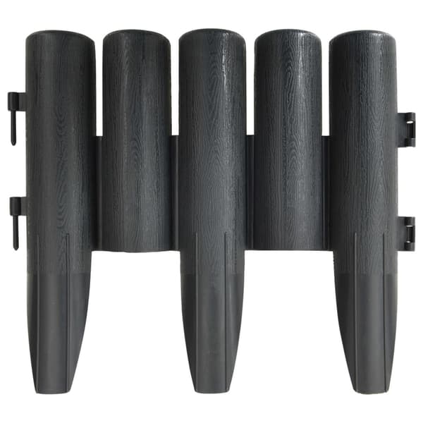 Rabattkanter 36 st antracit 10 mm PP
