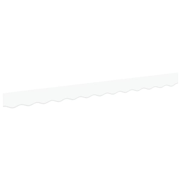 Markisvalance Vit 280 x 20 cm Kanvas