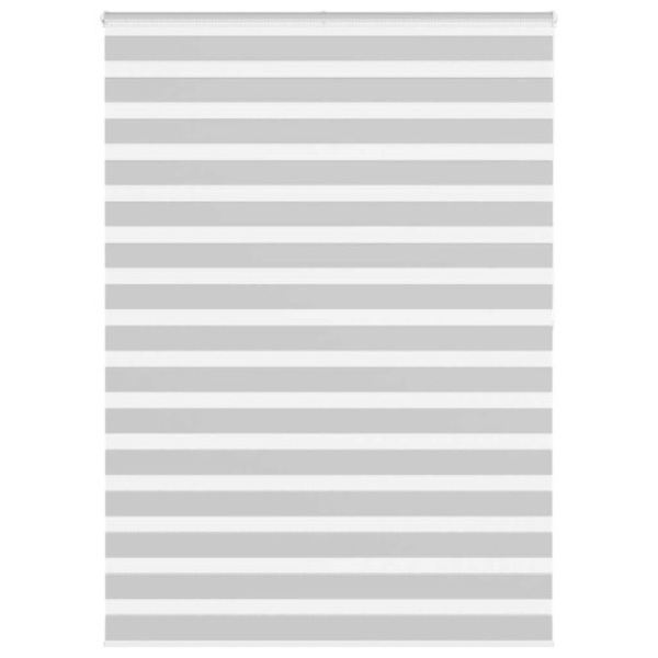 Rullgardin zebra ljusgrå 160x200 cm tyg bredd 155,9cm polyester